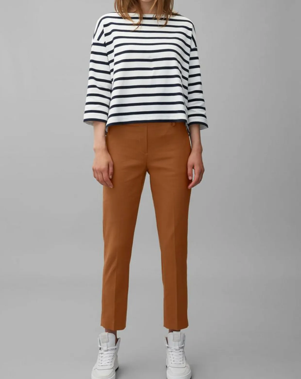 Pantalon Torup marron-Marc O'Polo Sale
