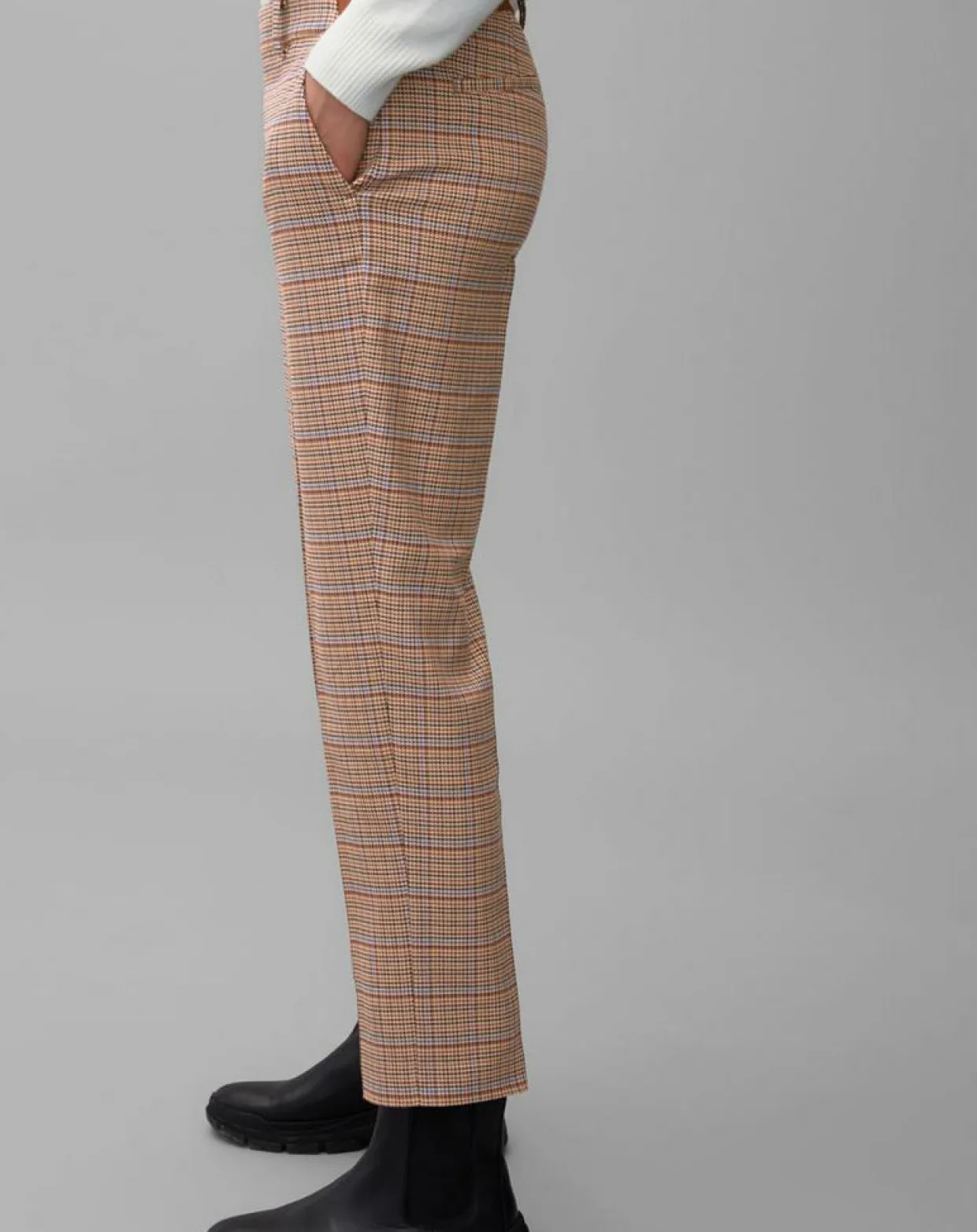 Pantalon Torup tartan marron-Marc O'Polo New