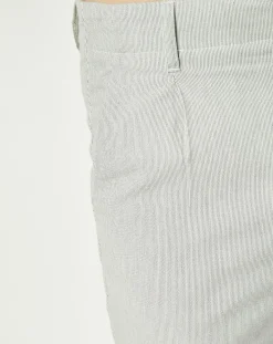 Pantalon Vitalien micro rayures blanc/bleu-Harris Wilson Clearance
