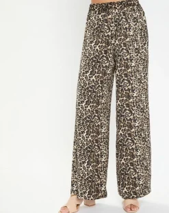 Femme Lauren Vidal Pantalons^Pantalon West imprimé léopard beige/noir