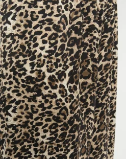 Femme Lauren Vidal Pantalons^Pantalon West imprimé léopard beige/noir