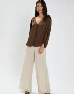 Femme Lauren Vidal Pantalons^Pantalon Willy crème