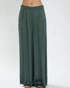 Femme Lauren Vidal Pantalons^Pantalon Willy vert