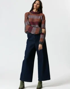 Pantalon Yasmine bleu-The Korner Sale