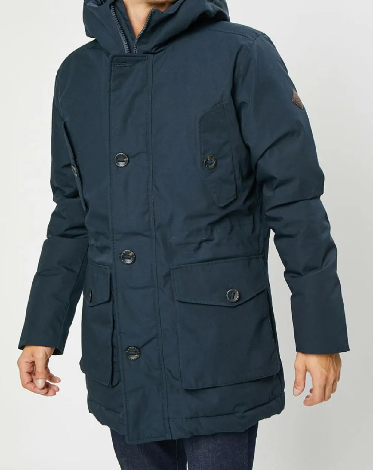 Parka Artic Sccoter bleu marine-Hackett London Clearance