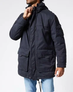Parka Byron bleu foncé-Pepe Jeans Outlet