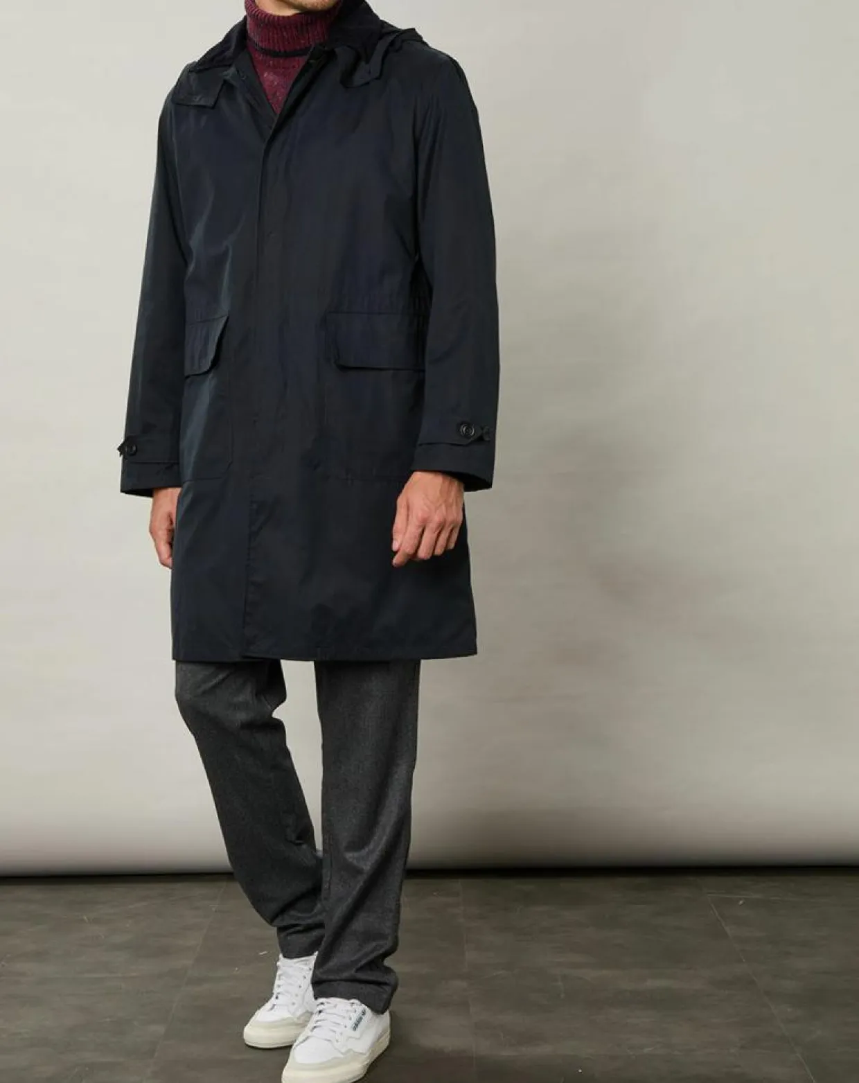 Homme Hartford Manteaux^Parka Clarence bleu noir