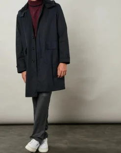 Homme Hartford Manteaux^Parka Clarence bleu noir