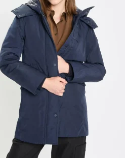 Femme Marc O'Polo Manteaux^Parka courte et cintrée Thermore bleu marine