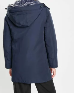 Femme Marc O'Polo Manteaux^Parka courte et cintrée Thermore bleu marine