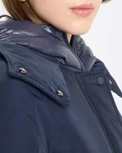 Femme Marc O'Polo Manteaux^Parka courte et cintrée Thermore bleu marine