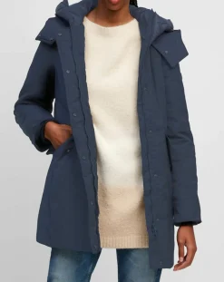 Femme Marc O'Polo Manteaux^Parka courte et cintrée Thermore bleu marine