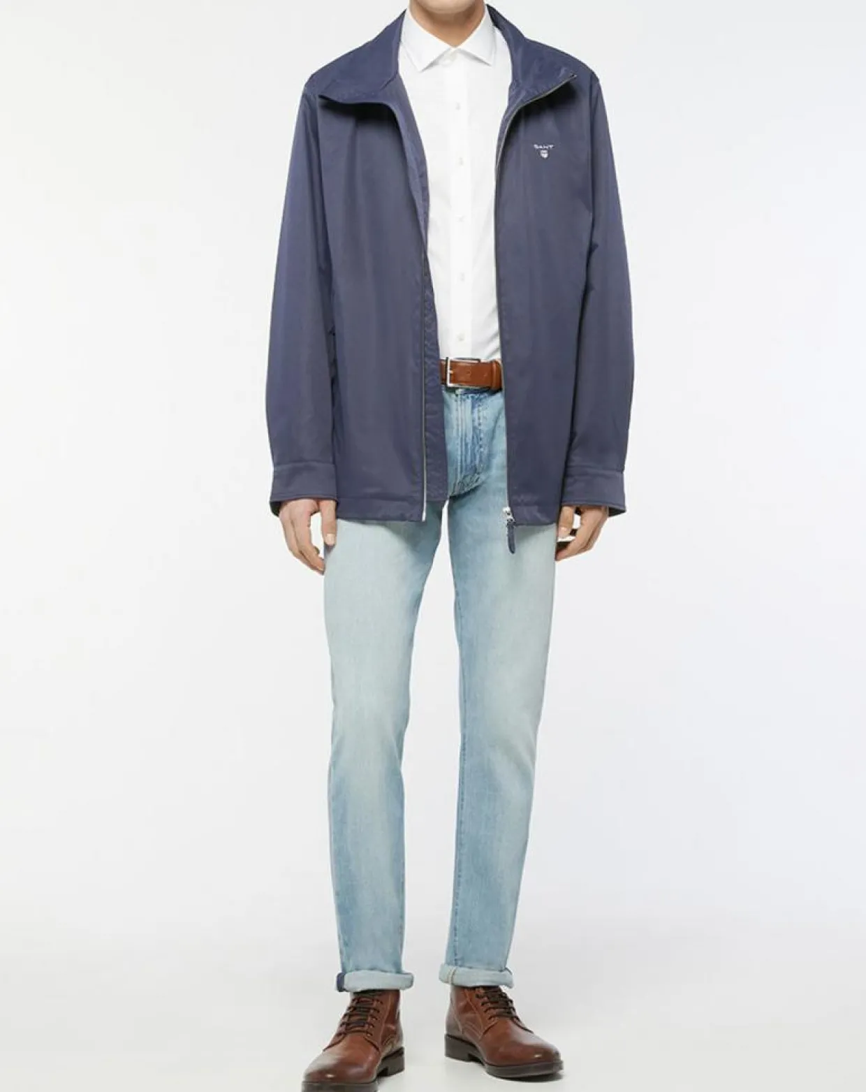 Homme Gant Vestes, Blousons^Parka Courte Midlength Jacket bleue