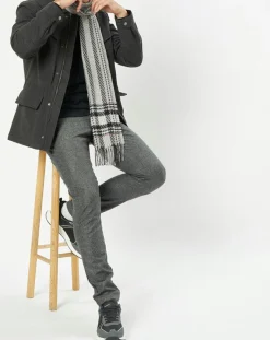 Homme Hackett London Manteaux^Parka de ville en Laine mélangée Velo grise