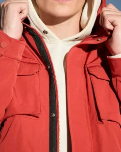 Parka droite Napocket avec doudoune amovible matelassée sans manches rouille-Galeries Lafayette Sale