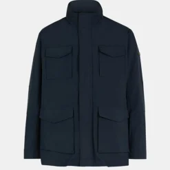 Homme Hackett London Manteaux^Parka en Nylon bleue