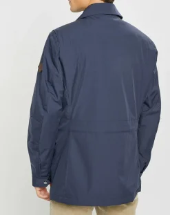 Parka imperméable légère bleu marine-Hackett London Online
