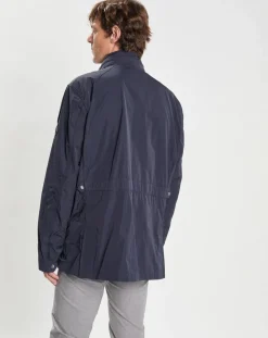 Homme Hackett London Manteaux^Parka imperméable Velo Speed bleu marine