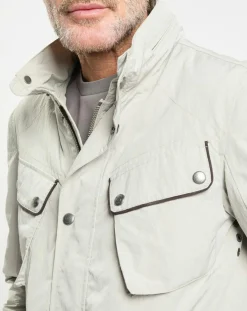 Parka imperméable vélo écrue-Hackett London Clearance