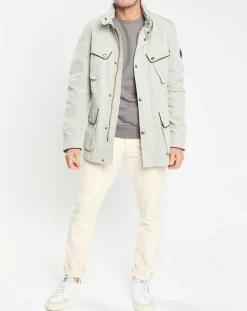 Parka imperméable vélo écrue-Hackett London Clearance