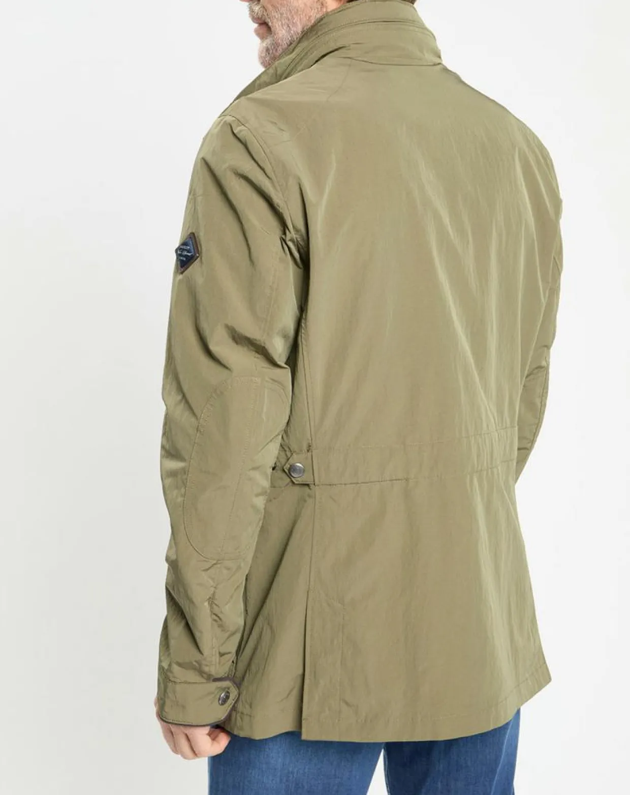 Parka imperméable vélo kaki-Hackett London New