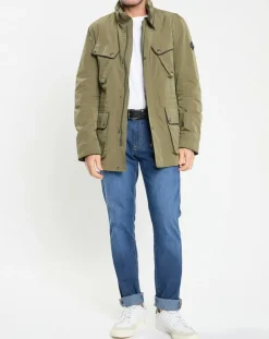 Parka imperméable vélo kaki-Hackett London New