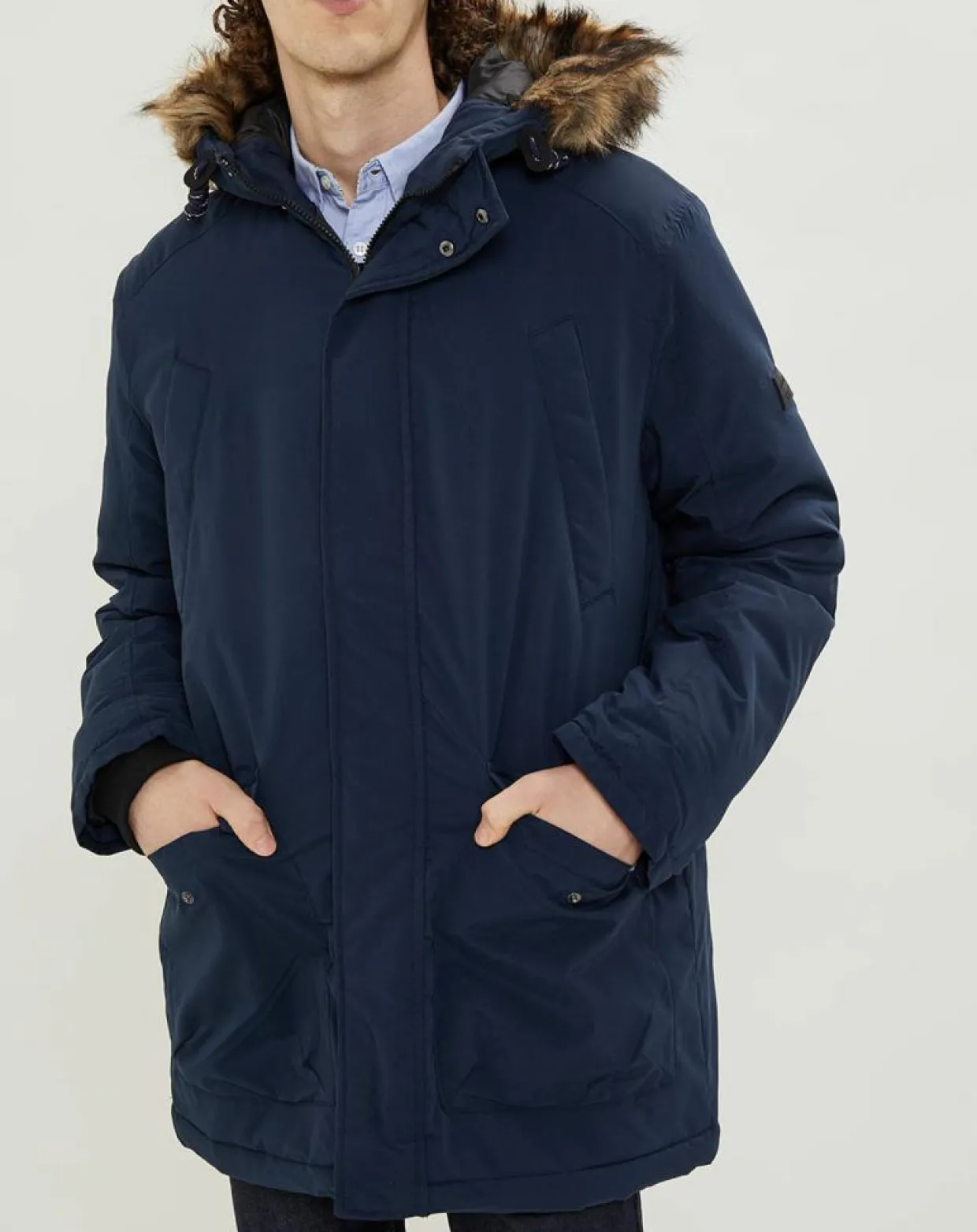 Homme Jack & Jones Manteaux^Parka Jwhgreat bleu marine
