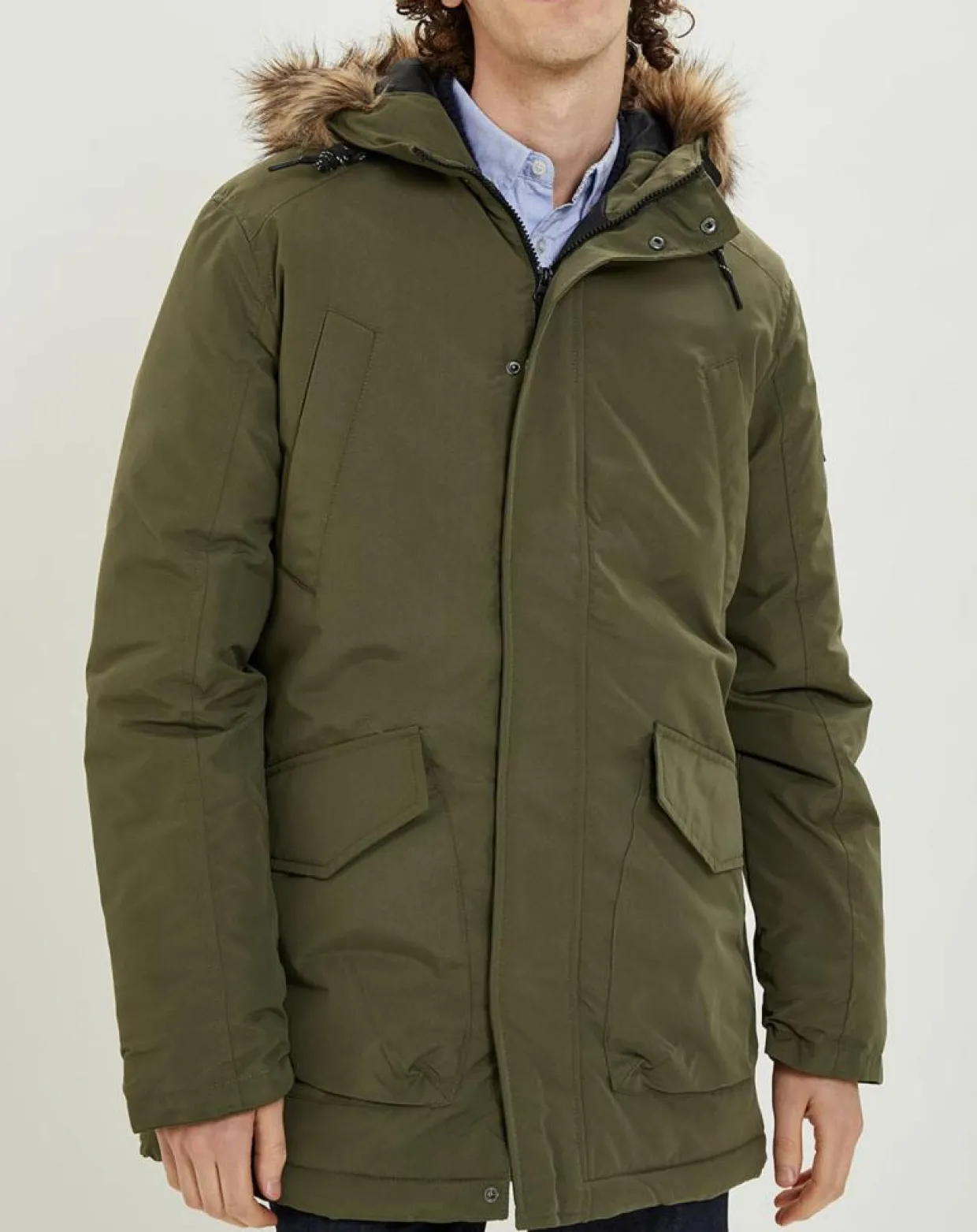 Homme Jack & Jones Manteaux^Parka Jwhgreat kaki