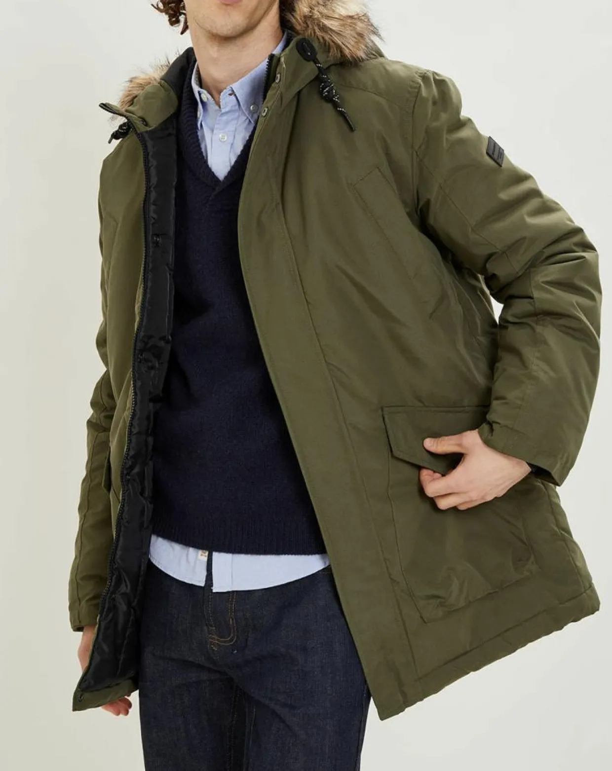 Homme Jack & Jones Manteaux^Parka Jwhgreat kaki