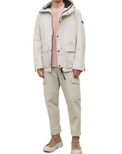 Parka Légère à Capuche Mesh écrue-Marc O'Polo Hot