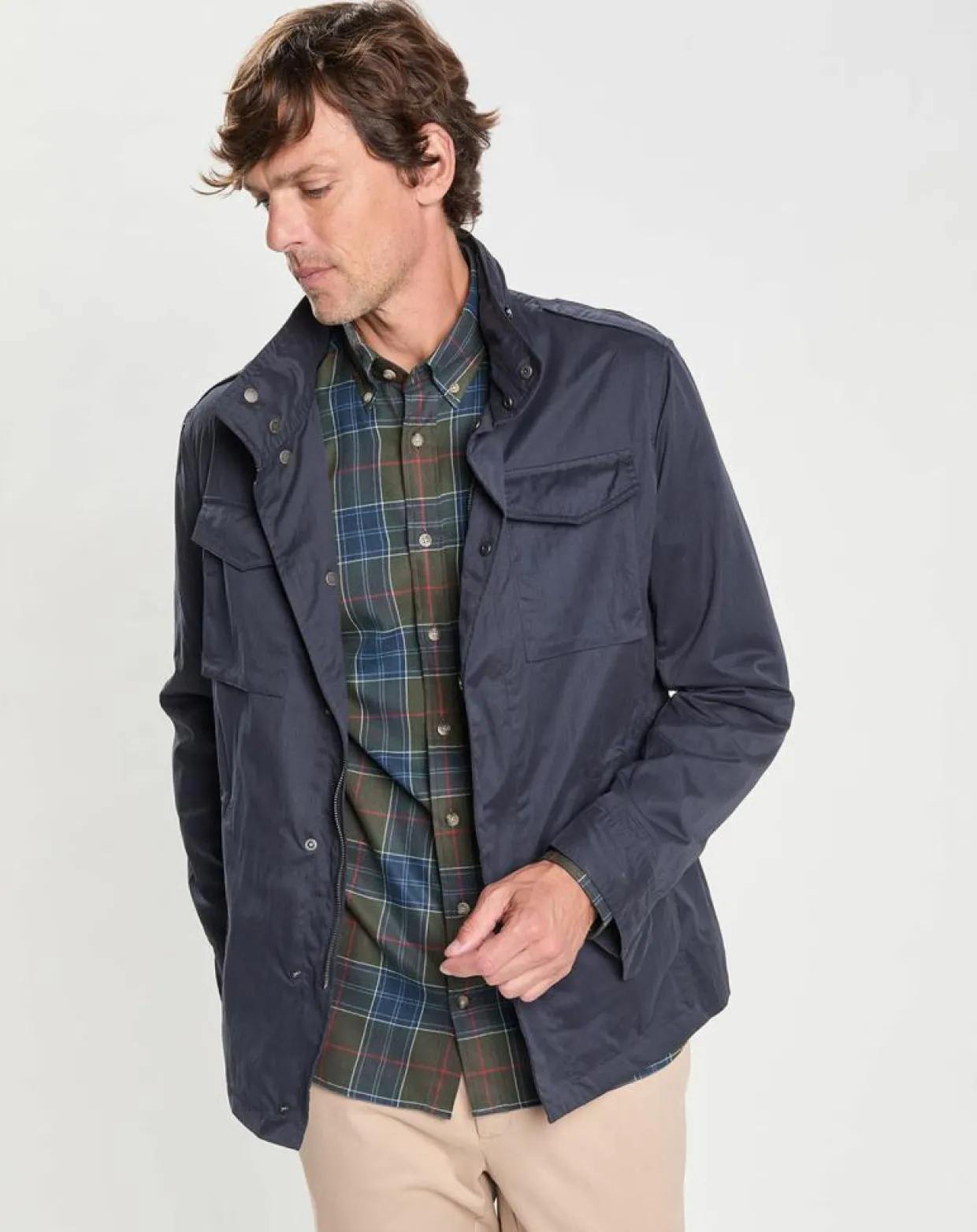 Homme Hackett London Manteaux^Parka légère bleue