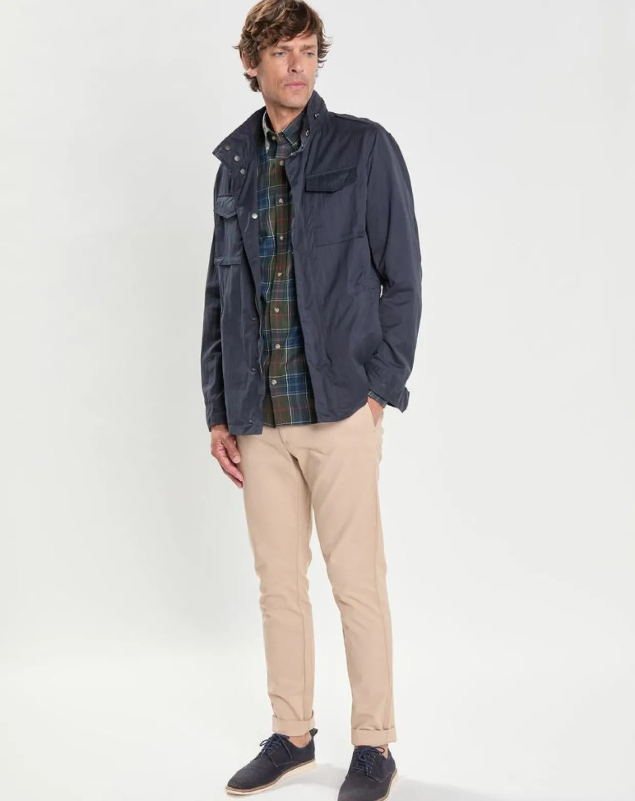 Homme Hackett London Manteaux^Parka légère bleue