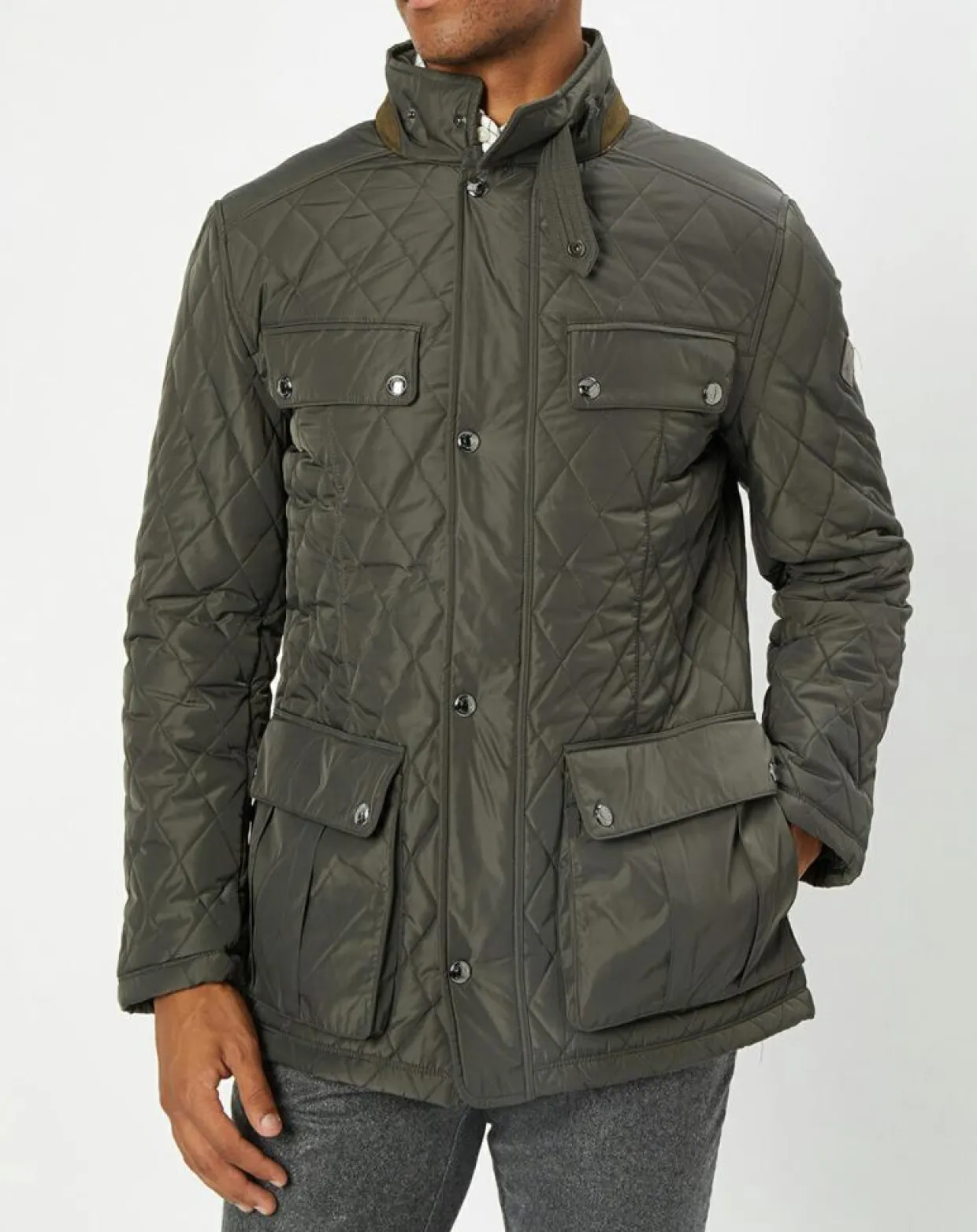 Homme Hackett London Manteaux^Parka légère Ex Olborne gris foncé