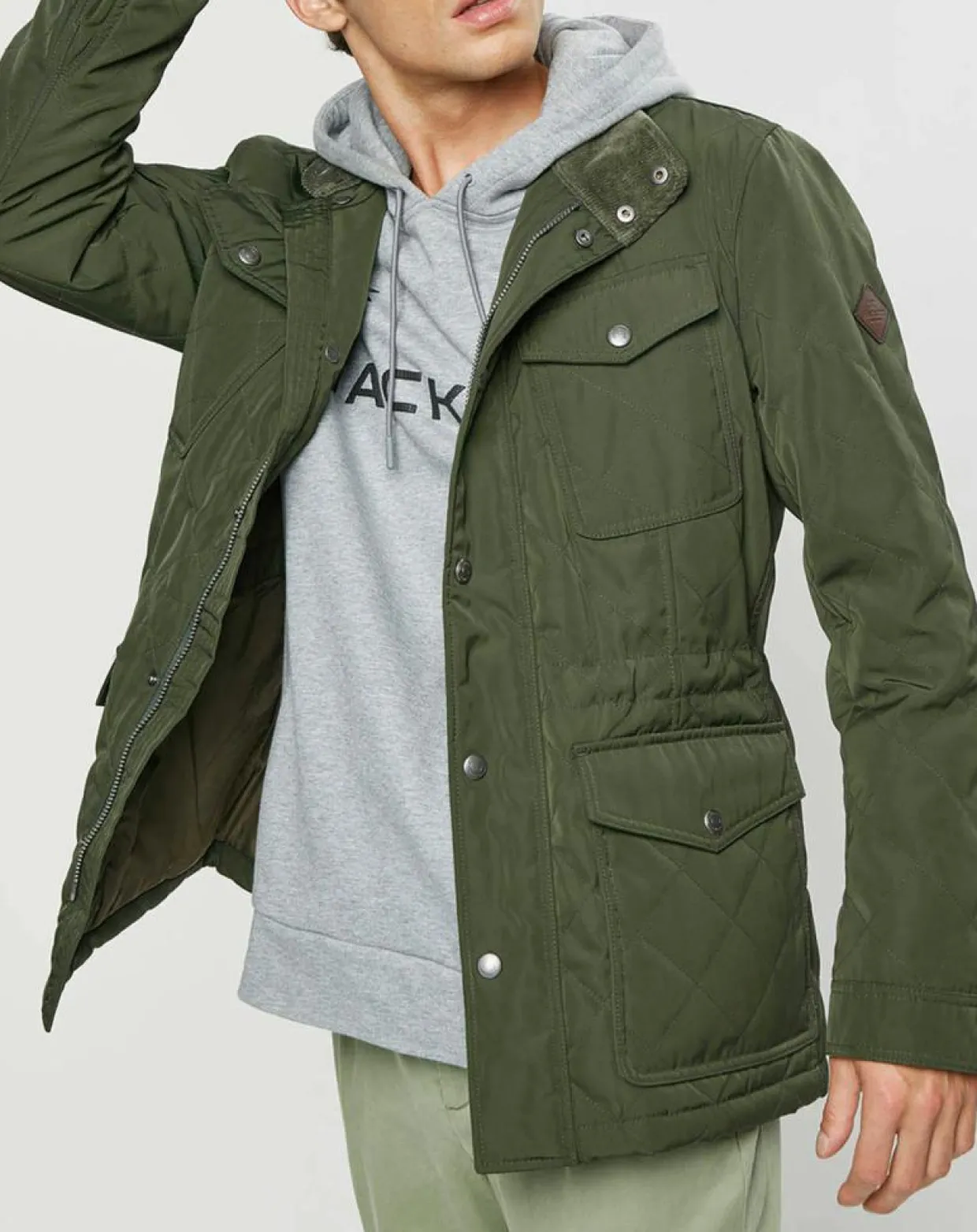 Homme Hackett London Manteaux^Parka légère Olborne kaki