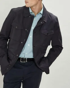 Parka Light bleu marine-Hackett London Hot