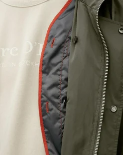 Homme Marc O'Polo Manteaux^Parka Logue Double capuche amovible kaki