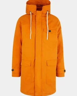 Homme Scotch & Soda Manteaux^Parka matelassée à capuche Sherpa orange