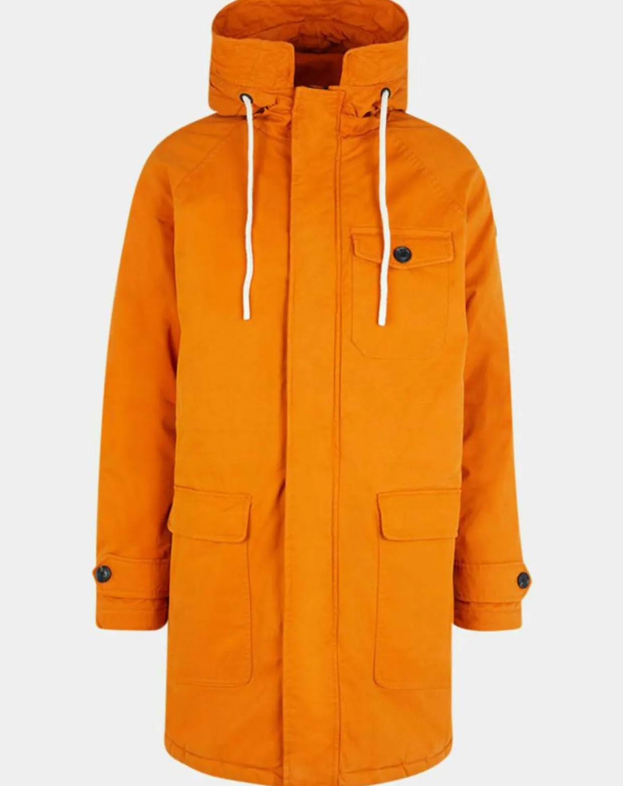 Homme Scotch & Soda Manteaux^Parka matelassée à capuche Sherpa orange