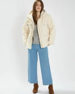 Femme Zapa Manteaux^Parka Poggy écrue