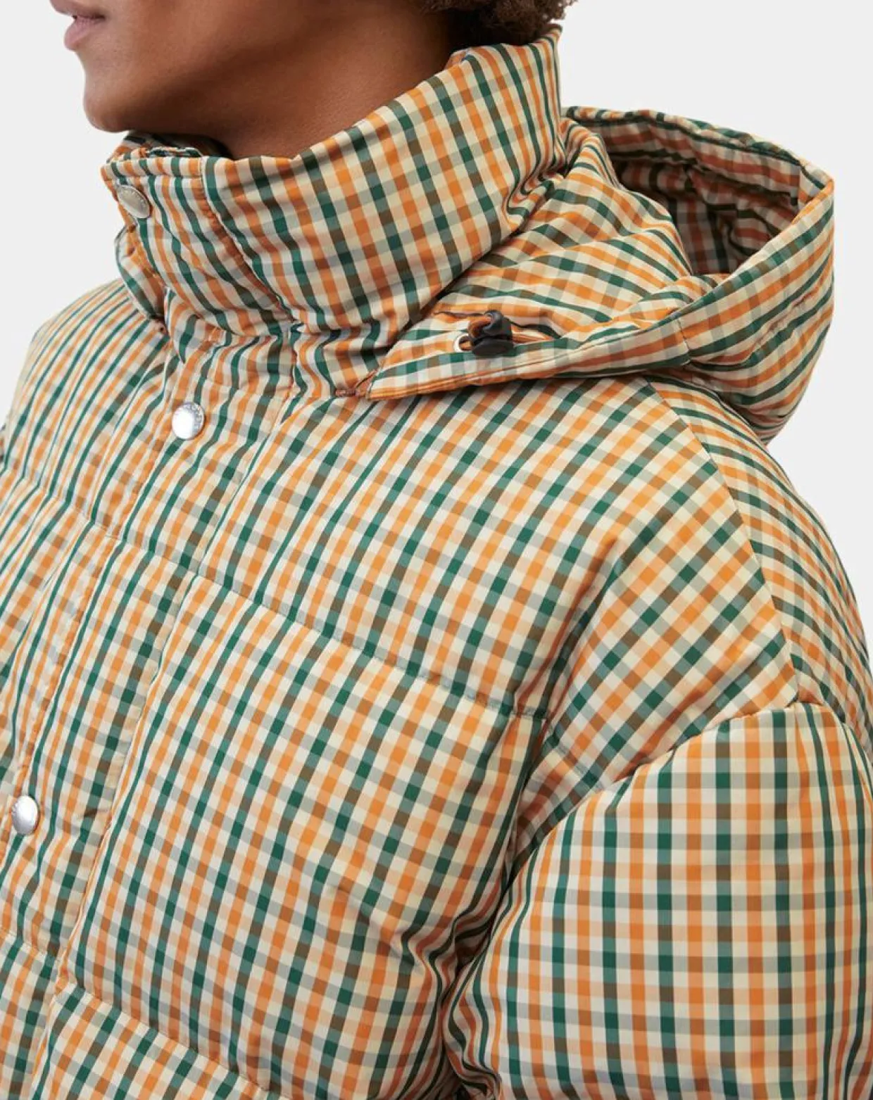 Homme Marc O'Polo Manteaux^Parka Puffer oversize à carreaux multicolore