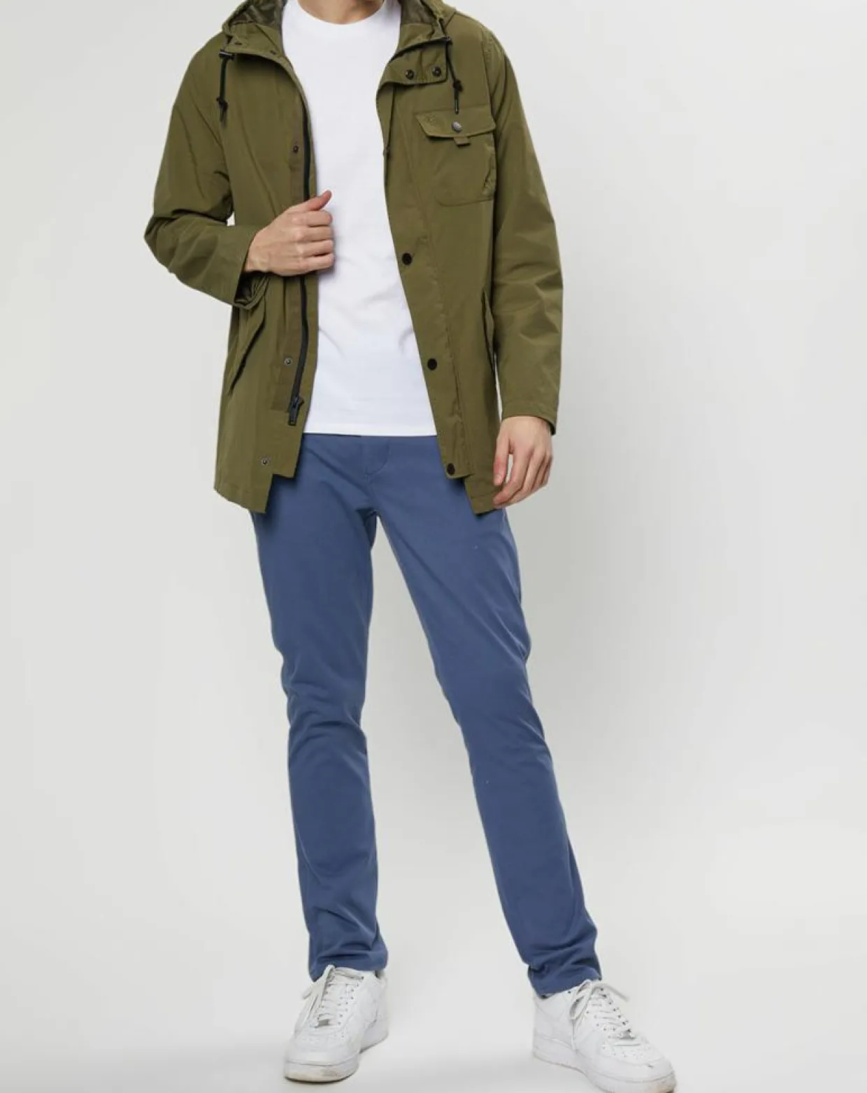 Homme Dockers Manteaux^Parka Taslan All-Terrain kaki
