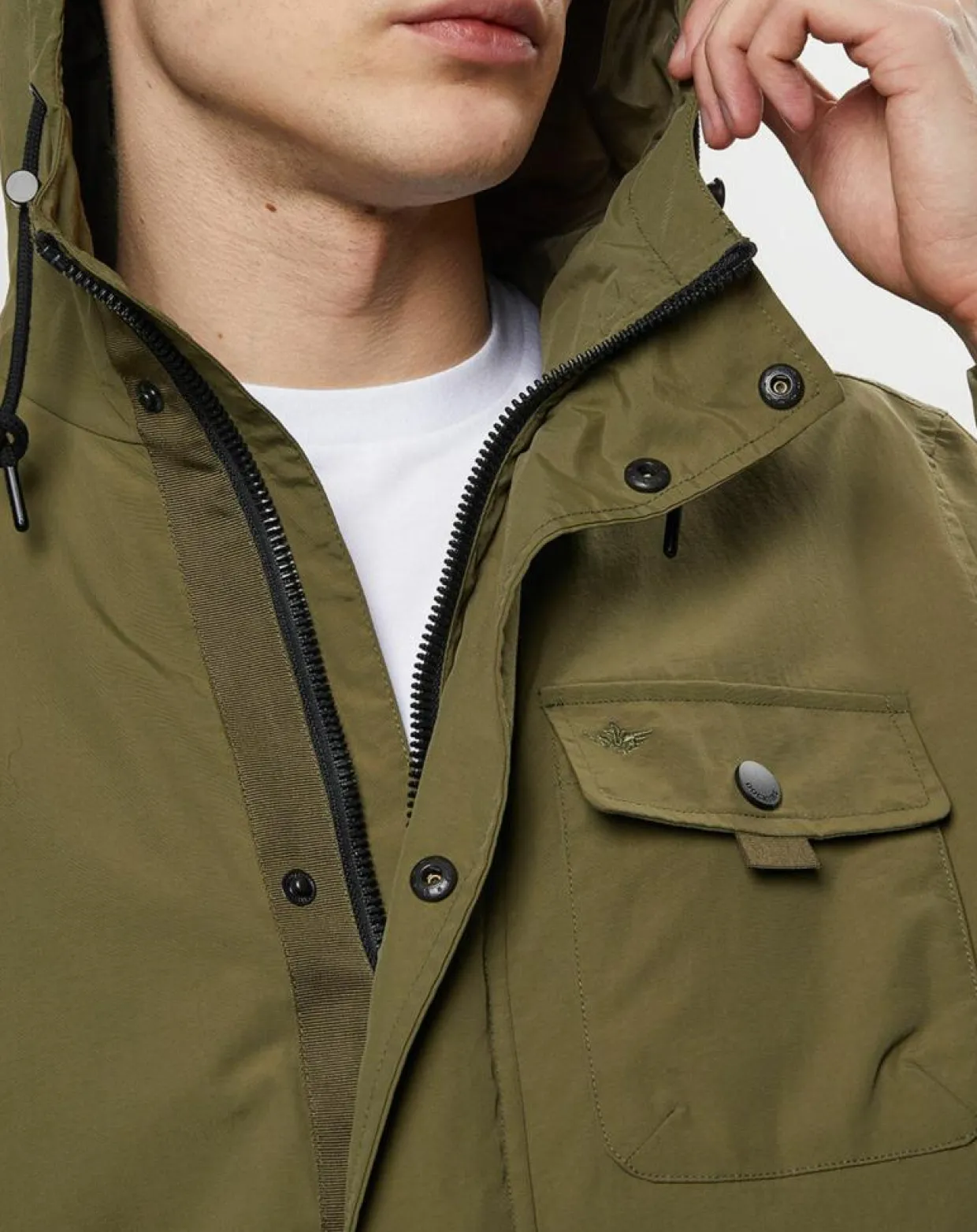 Homme Dockers Manteaux^Parka Taslan All-Terrain kaki