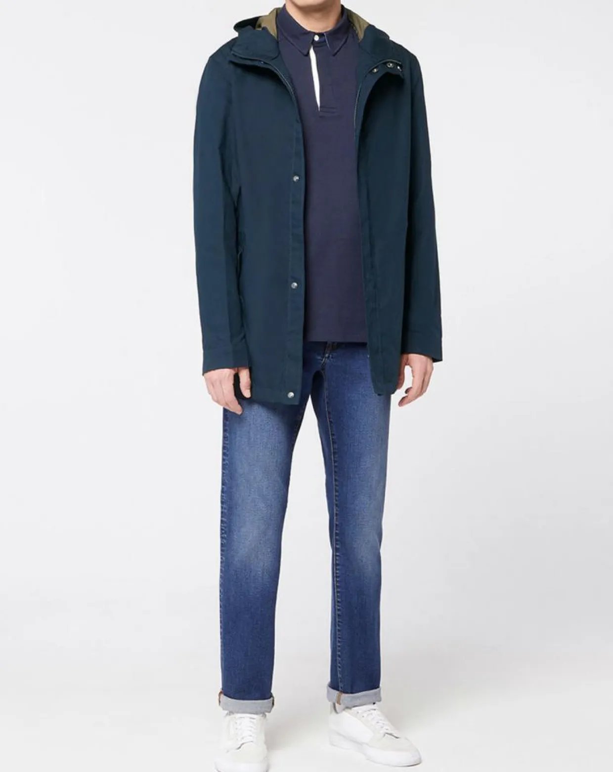 Homme Galeries Lafayette Manteaux^Parka Tech Larka bleu marine
