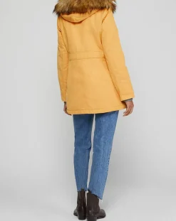 Parka Thermor à capuche fausse fourrure jaune-Marc O'Polo Clearance
