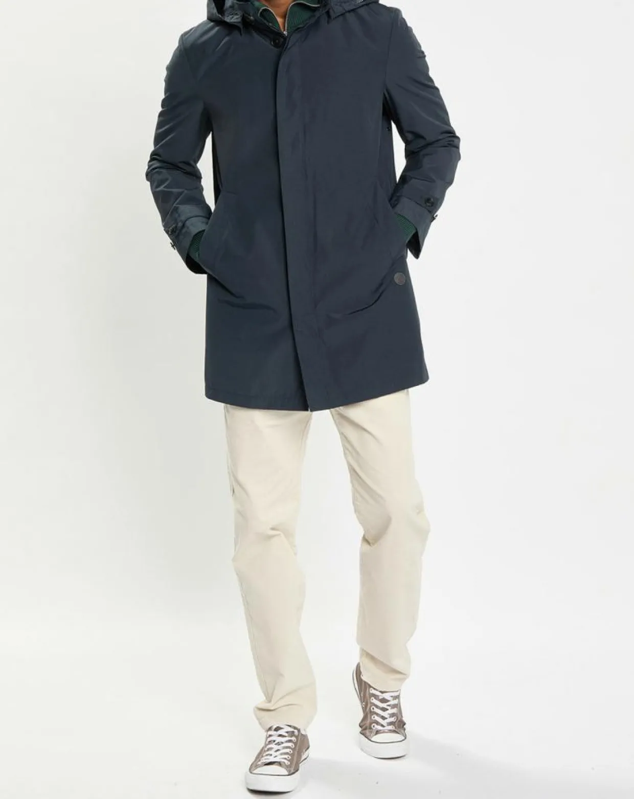 Parka Thermor Double Amovible bleu marine-Marc O'Polo Clearance