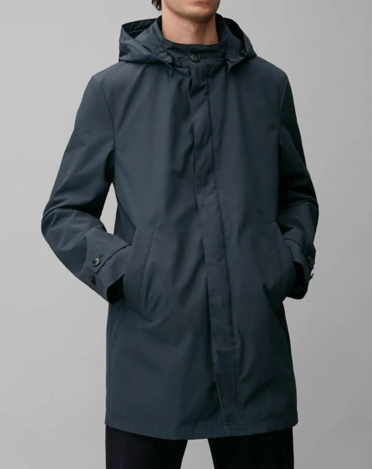 Parka Thermor Double Amovible bleu marine-Marc O'Polo Clearance