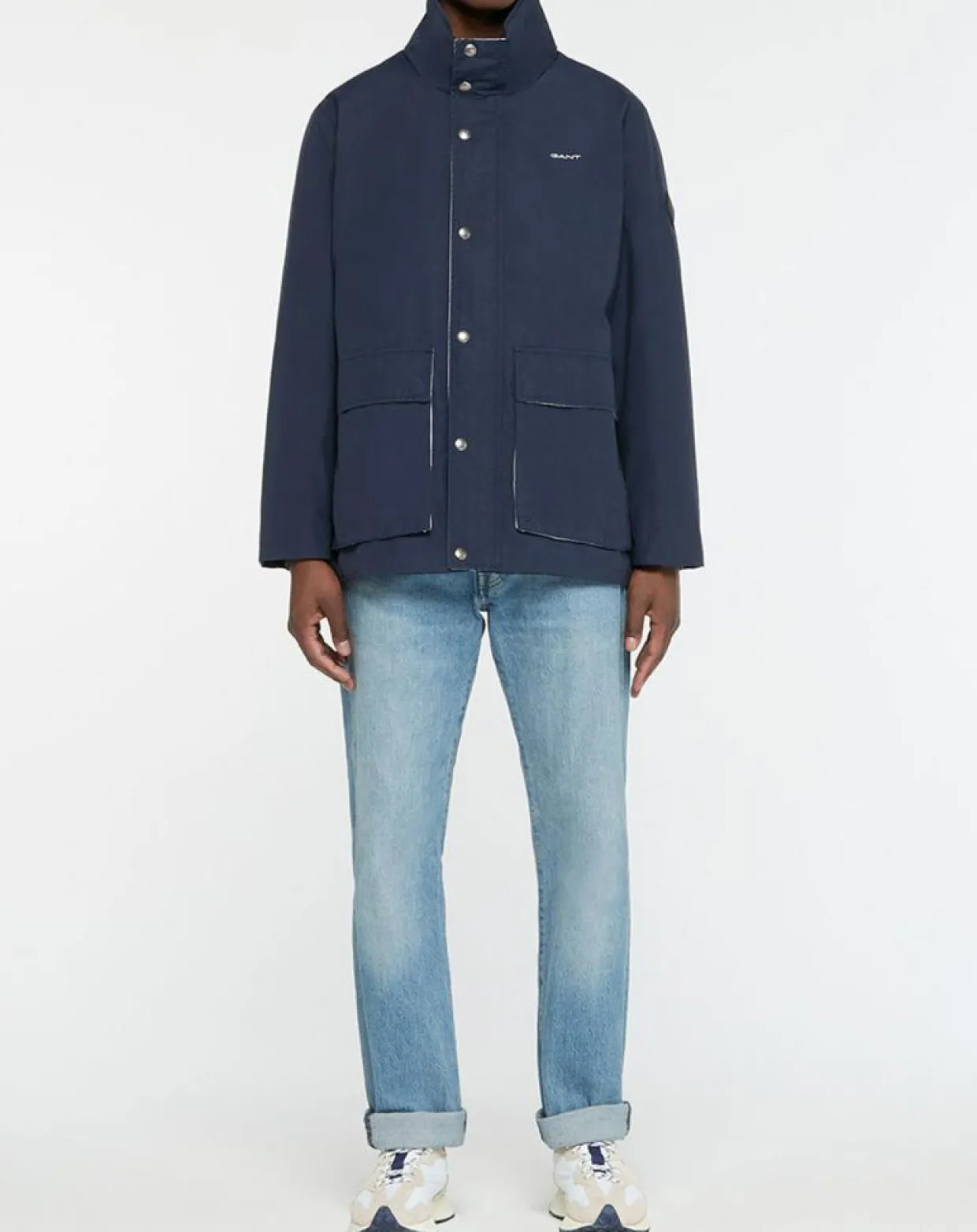 Homme Gant Manteaux^Parka Whiy bleue