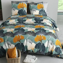 Parure de Couette 3pcs Gink 100% Coton 57fils gink-Atelier du Coton Outlet