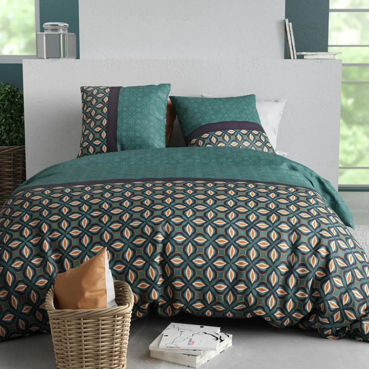 Atelier du Coton Linge De Lit, Ensembles^Parure Housse de Couette 3pcs 100% Coton 57fils Victory victory