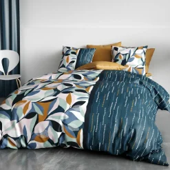 Parure housse de couette Floris multicolore-Atelier du Coton Online